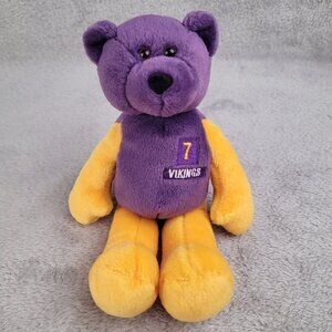 Limited Treasures Pro Bear NFL Minnesota Vikings Beanie Cunningham #7 Plush 1999